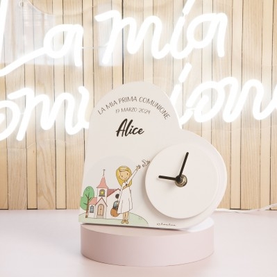 OROLOGIO CUORE COMUNIONE FEMMINA