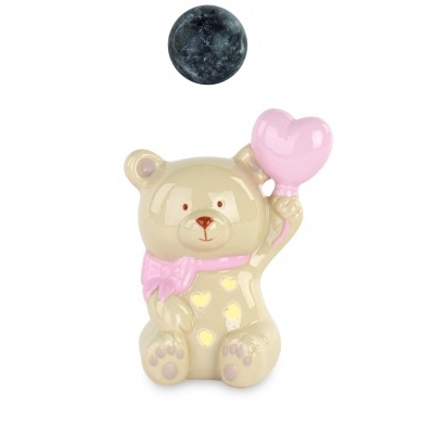 ORSETTA ROSA CON LED CON Scatola
