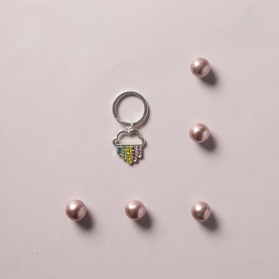 PORTACHIAVI SILVER ARCOBALENO CM.2,5