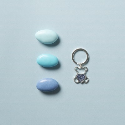PORTACHIAVI SILVER ORSO CM.2,5