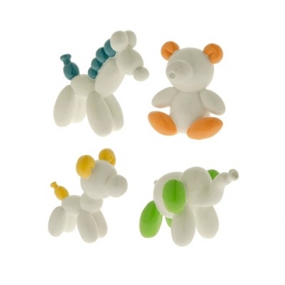ANIMALI PALLONCINI IN CERAMICA CM 7