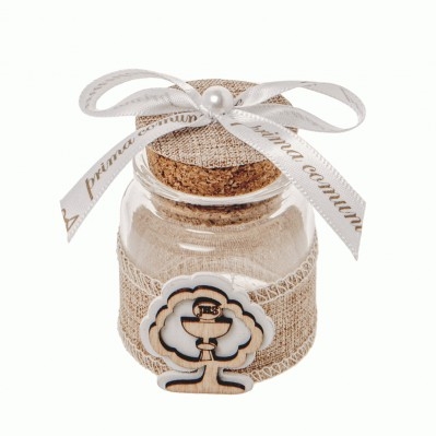 PORTACONFETTI PEARL BARATTOLO H.7 COMUNIONE
