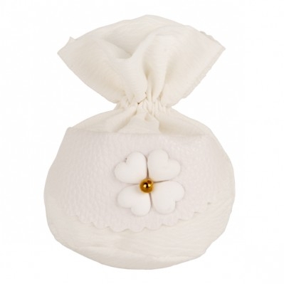 SACCHETTINO CONFETTI PERLE BAG PALLA CM.10 FIORE 