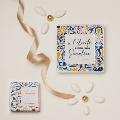 PIATTINO MAIOLICA CON SAPONE - CLARALUNA 2025