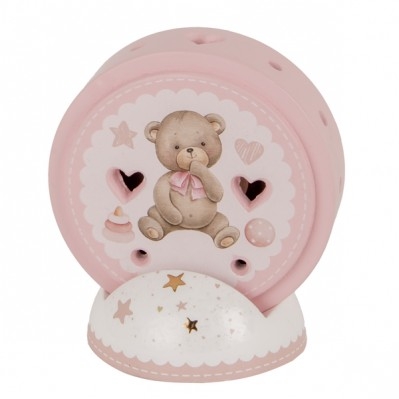 BOMBONIERA - LUCE LED BABY ROSA H.11 