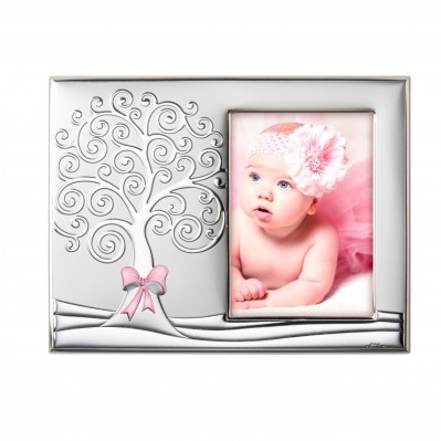 portafoto con Albero della VitA rosa – 10×15 cm