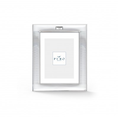 PORTAFOTO LINEA AMALTEA 25° NOZZE D'ARGENTO 20X25