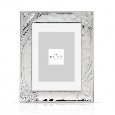 PORTAFOTO ROSE 25° NOZZE D'ARGENTO 20X25
