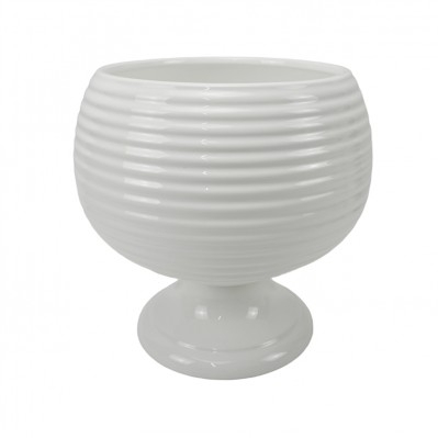 PORTAPIANTE BIANCO PORCELLANA CM.27X28