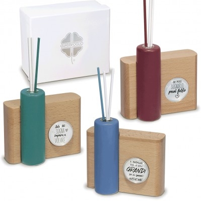 BOMBONIERA SOLIDALE - QF MILANO DIFFUSORE CM.10X10 C/BOX 