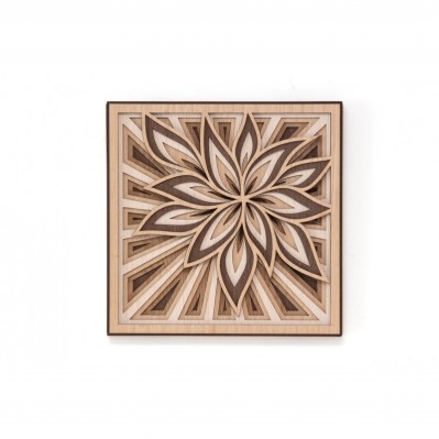 QUADRO 30X30 FIORE 6 STRATI