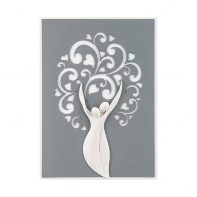 Quadro moderno Coppia Albero della Vita