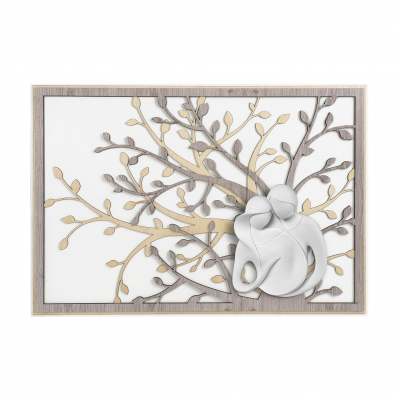 Quadro moderno grande in stile moderno con coppia abbracciata