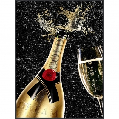QUADRO VETRO CHAMPAGNE
