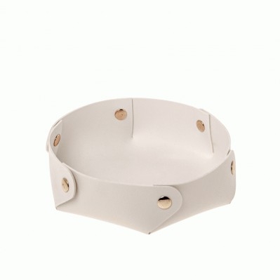 RAFFINATO CESTO TONDO DM.18 BIANCO 