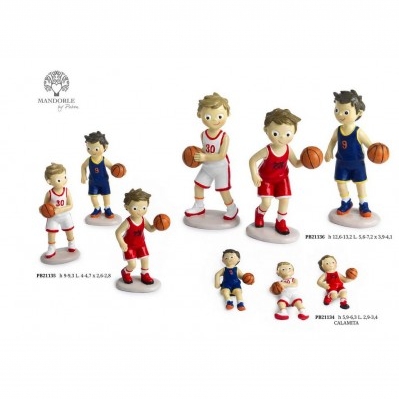 RAGAZZO CESTISTA SPIR. 9.3 CM. RESINA