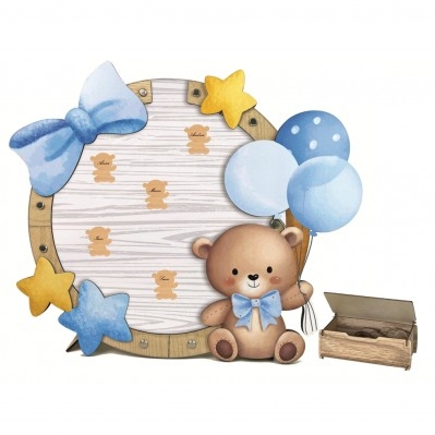 RICORDO BABY CELESTE CM.39 H.34