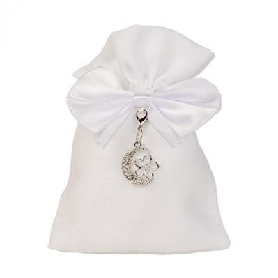 RIFLESSO BAG CM 10X12 LUNA SILVER - PORTA CONFETTI 