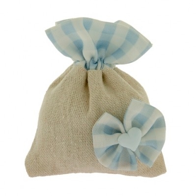 RUSTIC BABY BAG CM.8X10 CIELO 60/600