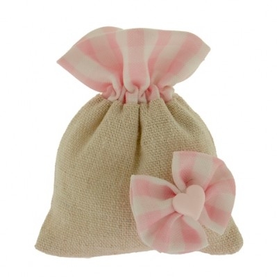 RUSTIC BABY BAG CM.8X10 ROSA 60/600