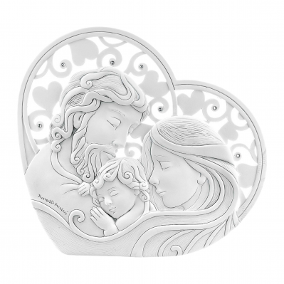 SACRA FAMIGLIA BIANCA 16X15