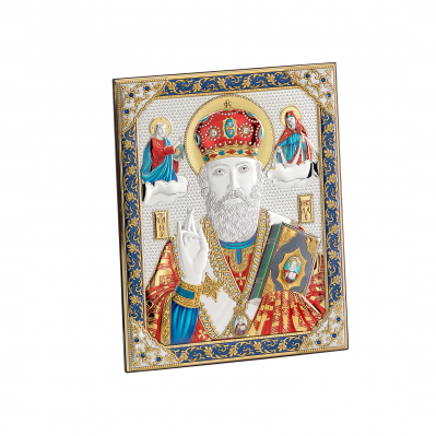 SAN NICOLA DECORATO CM.9,5X7,5