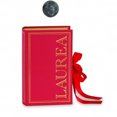 SCATOLA CONFETTI LIBRO LAUREA CON INSERTO