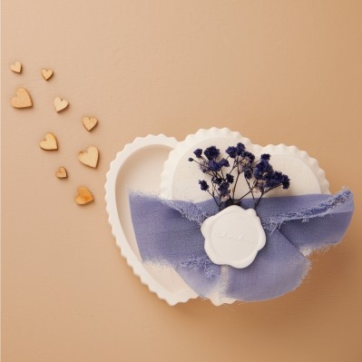 SCATOLA IN GESSO APPLICAZIONE BLU - CLARALUNA 2025