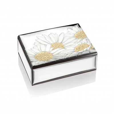 SCATOLA LINEA MARGHERITA CON SMALTO 10X15