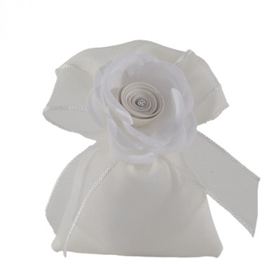 SOFI' BAG CM 10X13 BIANCO CONFETTI PER MATRIMONIO