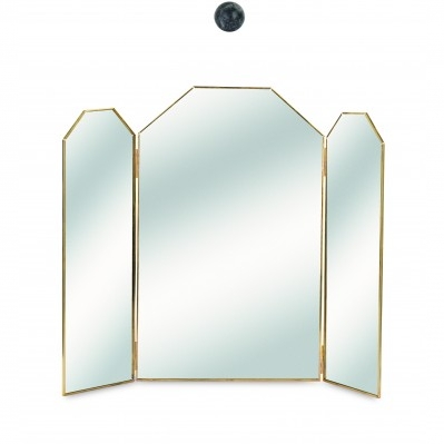 SPECCHIO 3 ELEMENTI ORO