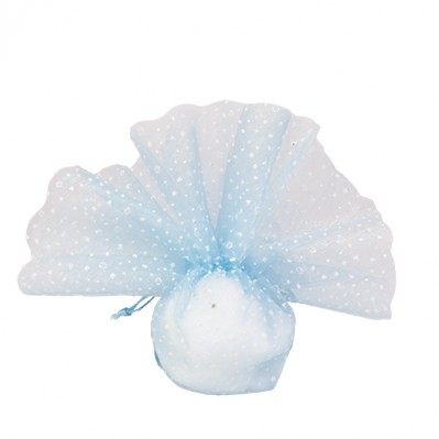 SACCHETTO CONFETTI SPUMA BAG 2 VELI DM.25 CIELO 