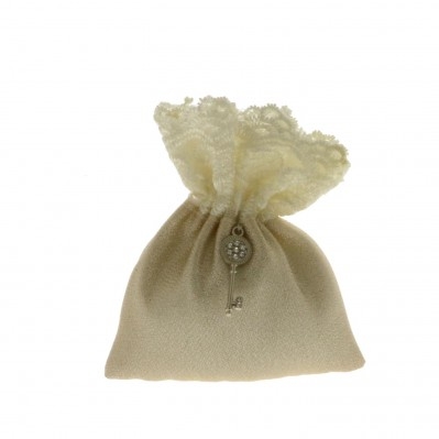 SACCHETTO CONFETTI STRASS BAG CM 10X12 ORO 