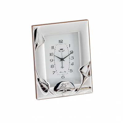SVEGLIA IN ARGENTO 25° ANNIVERSARIO 10X15