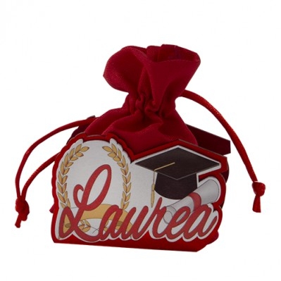 TOCCO LAUREA PORTA CONFETTI BAG CM.8,5 