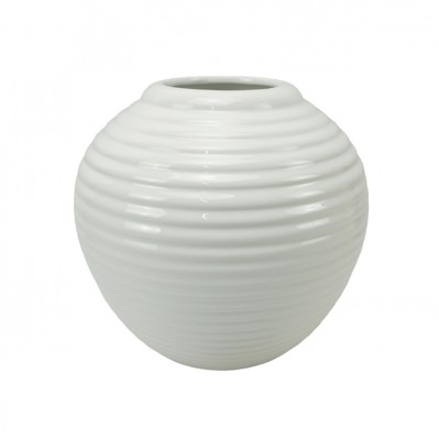 VASO BIANCO PORCELLANA CM.26