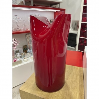 Vaso cristallo rosso cm. 45