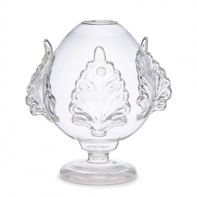 VASO PUMO VETRO TRASPARENTE CM.25