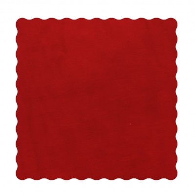 VELO ONDA QUADRO CM 24X24 ROSSO 500/5000