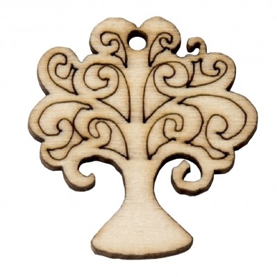 ALBERO DELLA VITA IN LEGNO 3,5 CM