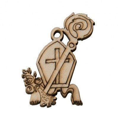 DECORAZIONE IN LEGNO PER CRESIMA 5 CM