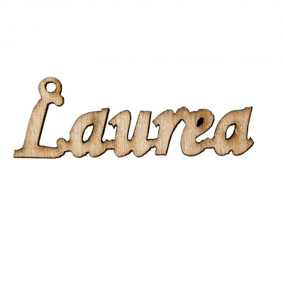 SCRITTA 'LAUREA' IN LEGNO 4 CM