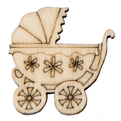 DECORAZIONE IN LEGNO 3,5 CM