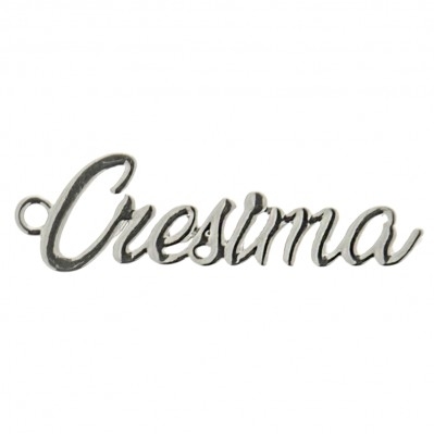 SCRITTA CRESIMA CM.5,5 ADDOBBO SACCHETTO CONFETTI