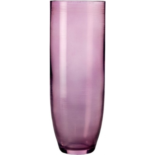 (F.C.) Vaso in vetro SINFONIA h.45cm - VIOLA TRASPARENTE