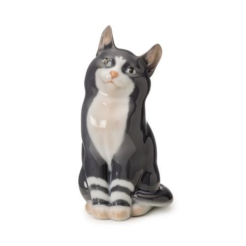 002 GATTO GRIGIO SEDUTO