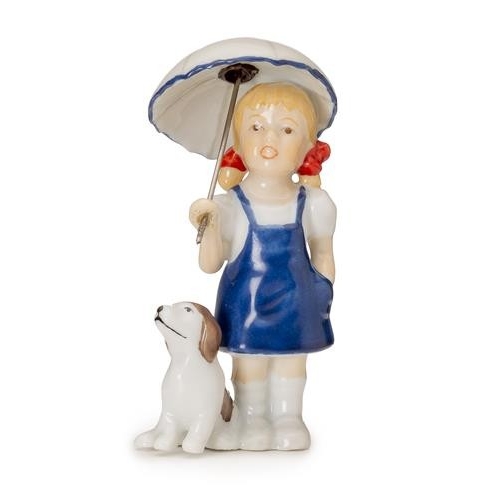 042 BIMBA CON CANE