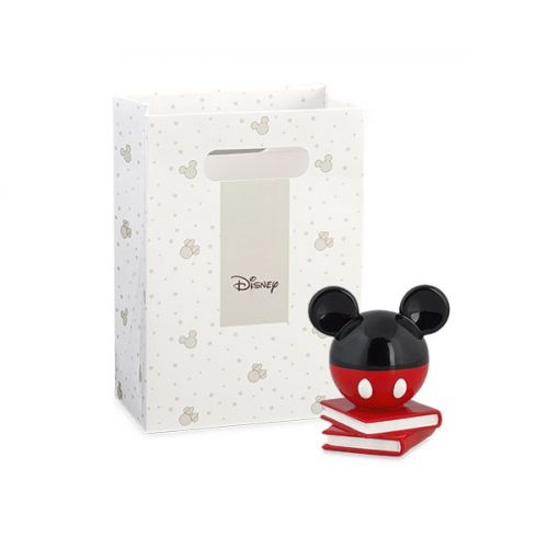 Bomboniera Disney in resina topolino rosso e nero con libri