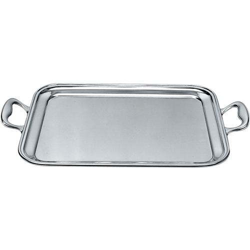 Vassoio rettangolare con manici in acciaio cm.40x32 Alessi