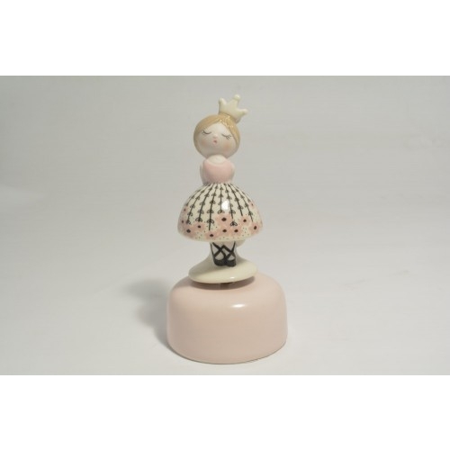 Carillon Ballerina rosa in ceramica Collezione 2020